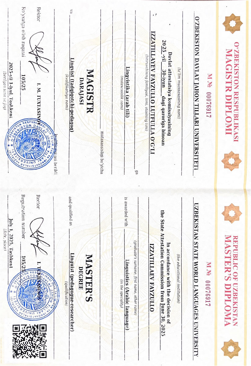 Magistrlik Diplomi