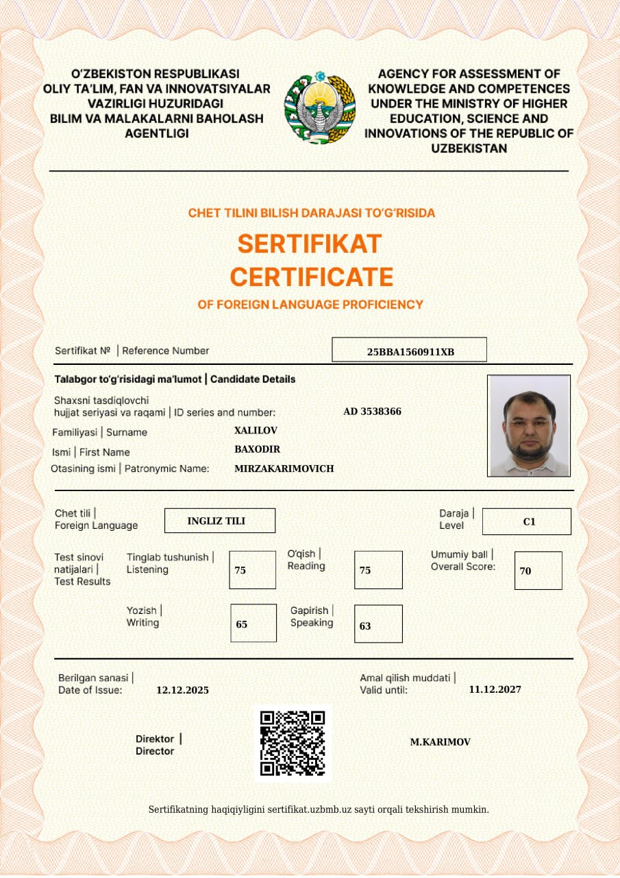 Davlat sertifikati
